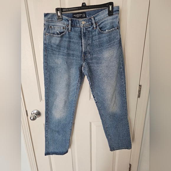 Abercrombie & Fitch A&F Vintage Stretch Straight Jeans Size 31x30 - Picture 1 of 4